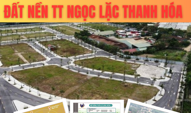 150 triệu/lô - Diện tích 100m2 Thị trấn Ngọc Lặc Thanh Hóa